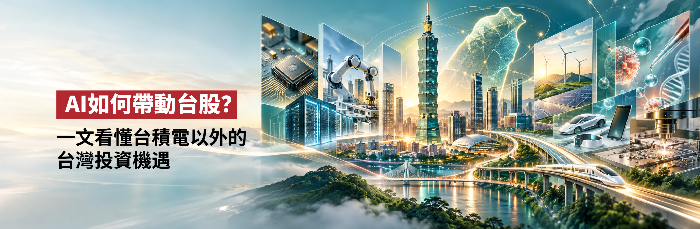 AI如何帶動台股？一文看懂台積電以外的台灣投資機遇